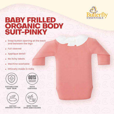 Baby Frilled Organic Body Suit