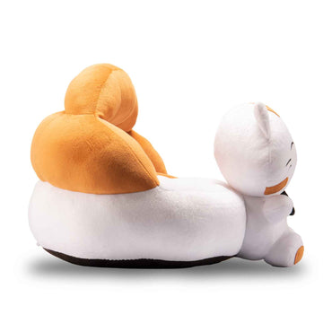 Cat Seater White Brown 55cm