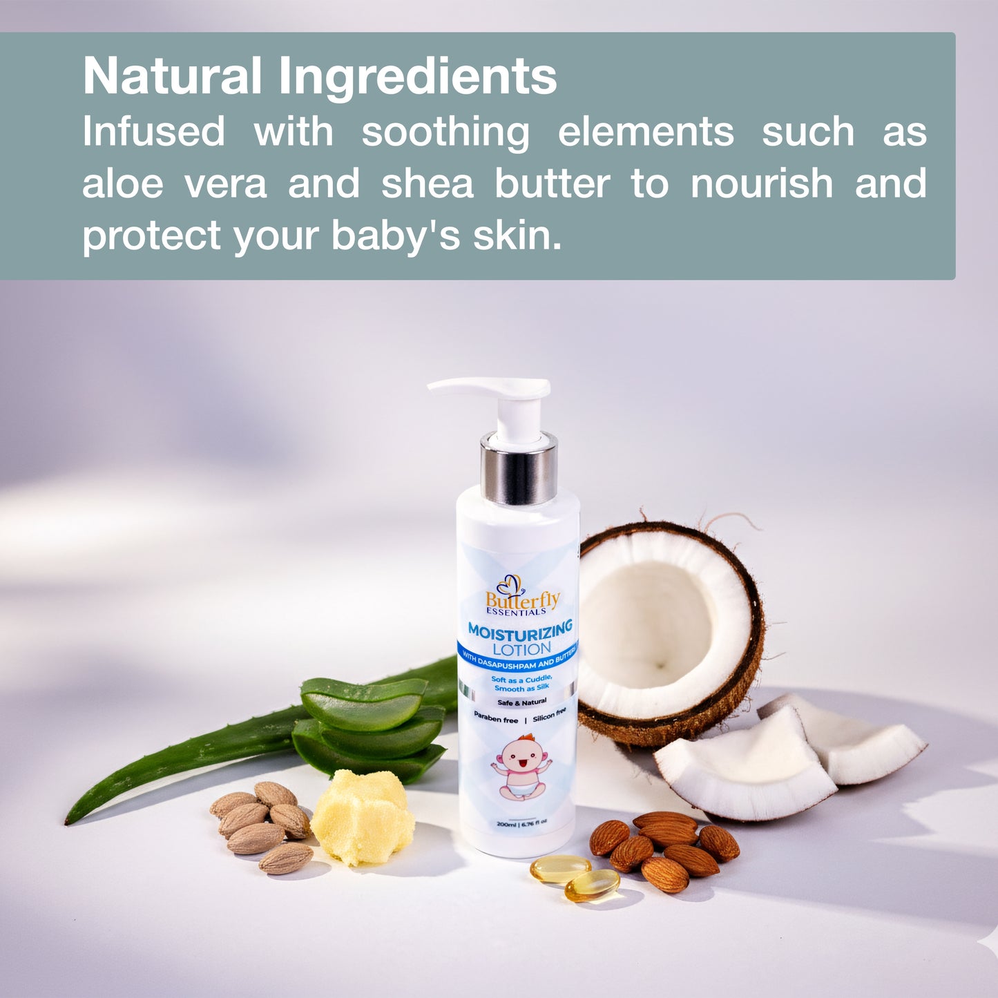 Baby Moisturizing Lotion for Soft and Hydrated Skin - Gentle Hydration for Sensitive Skin