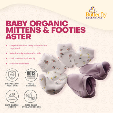 Baby Organic Mittens & Footies