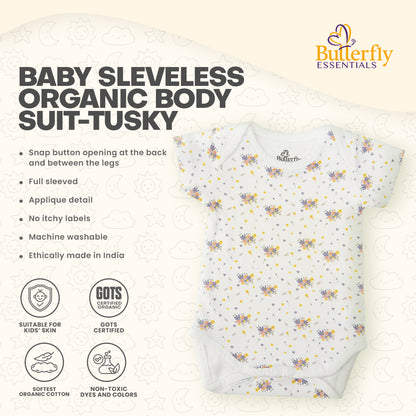 Baby Sleveless Organic Body Suit