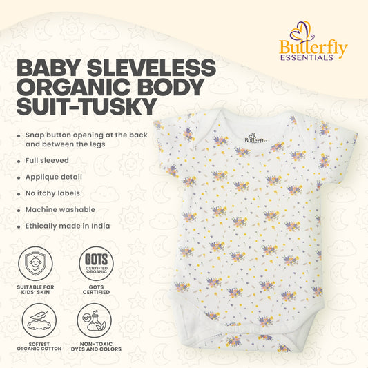 Baby Sleveless Organic Body Suit
