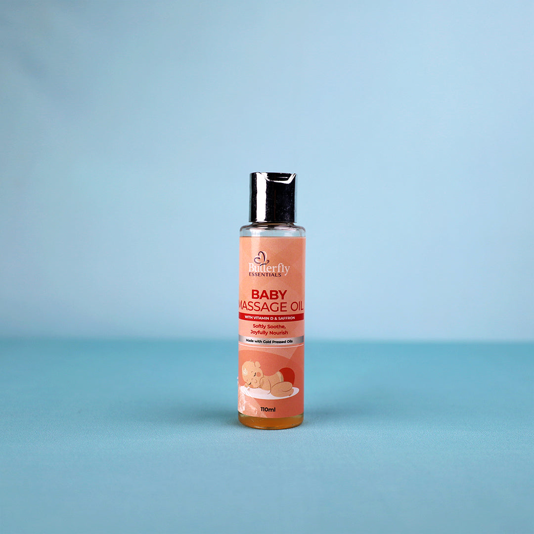 Baby Massage Oil - Natural Soothing Oil for Gentle Infant Skin Care