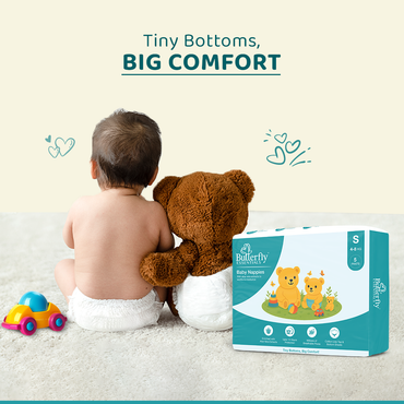 Baby Diapers – All-Day Dryness and Aloe Vera Care - Small