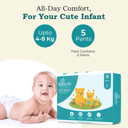 Baby Diapers – All-Day Dryness and Aloe Vera Care