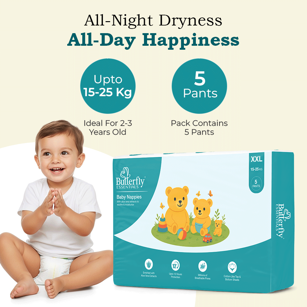 Baby Diapers – All-Day Dryness and Aloe Vera Care