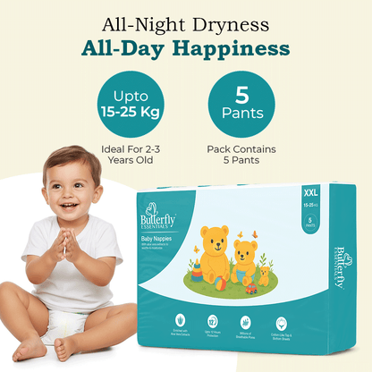 Baby Diapers – All-Day Dryness and Aloe Vera Care