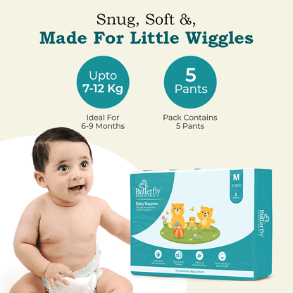 Baby Diapers – All-Day Dryness and Aloe Vera Care