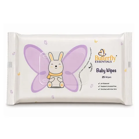 Baby Wipes Pack of 25 for Gentle and Effective Cleaning