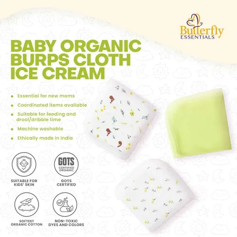 Baby Organic Burp Clothes