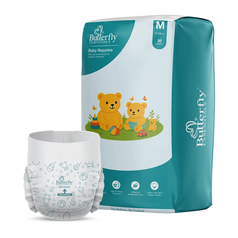Baby Diapers – All-Day Dryness and Aloe Vera Care - Medium thumbnail 5