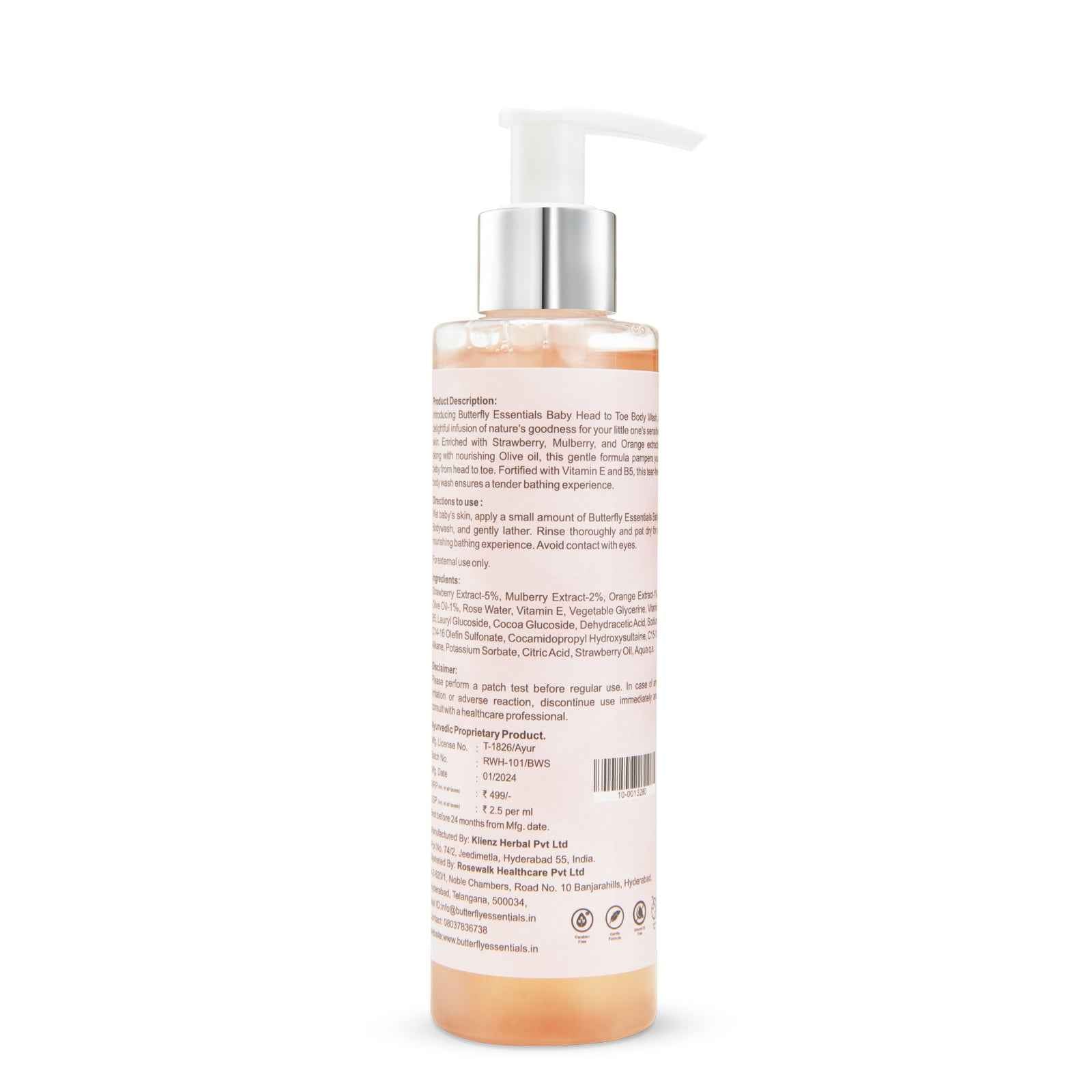 Head to Toe Baby Body Wash Dasapushpam - Gentle and Nourishing Baby Body Wash thumbnail 4