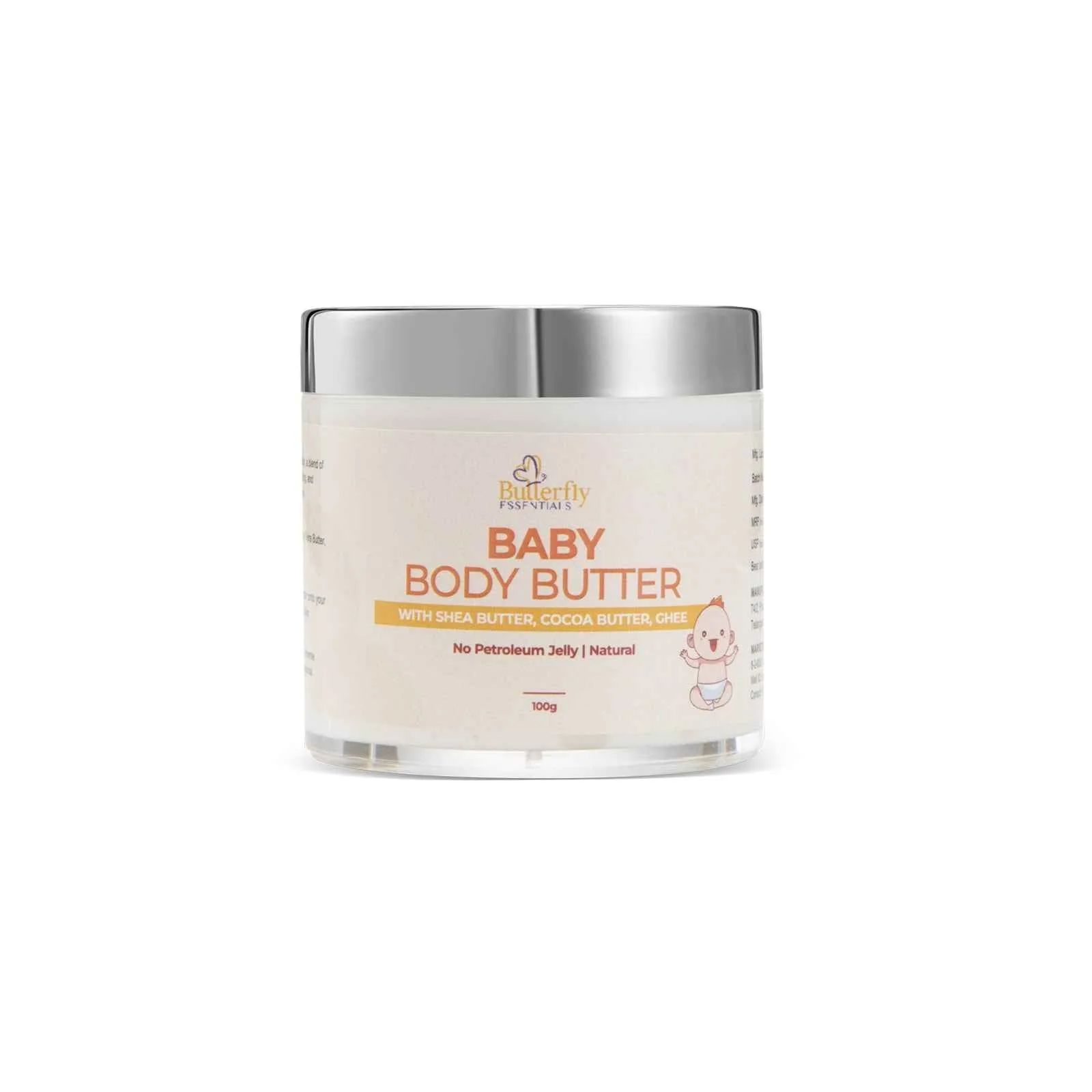 Baby Body Butter - Nourishing Moisturizer for Soft and Healthy Skin thumbnail 4