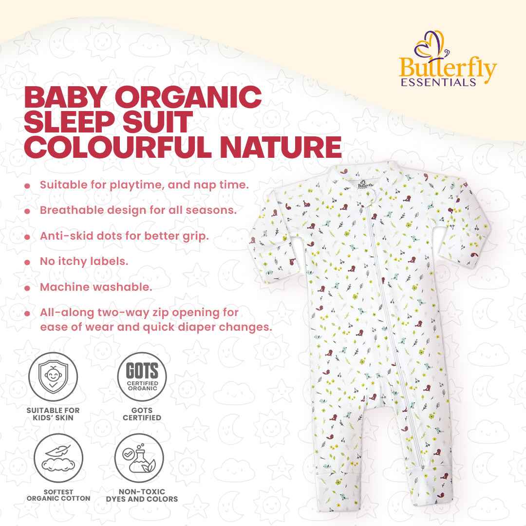 Baby Organic Sleep Suit view 3